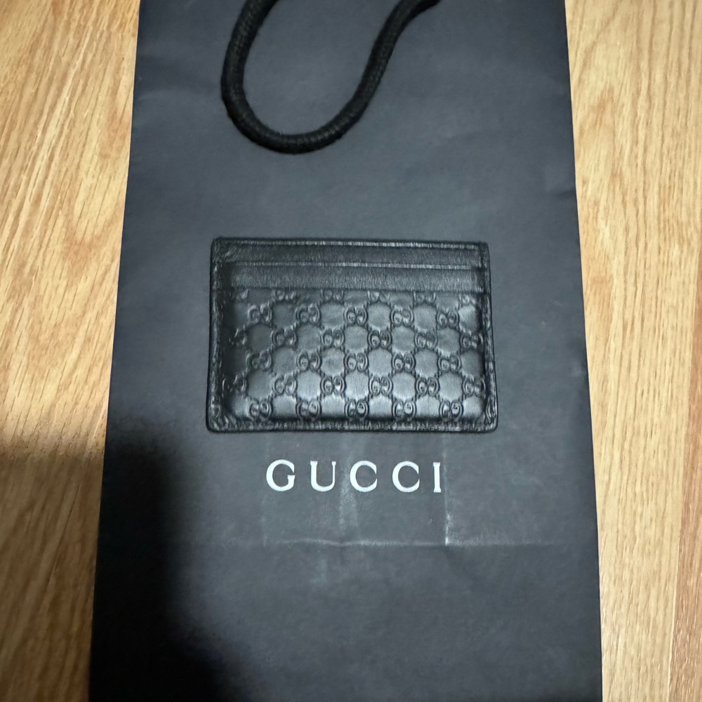 Gucci Black Cardholder AUTHENTIC